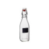 MELKFLESJE 25CL GLAS SWING MET ETIKET BORMIOLI