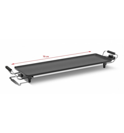 BAKPLAAT TY1689 FRITEL 70cm 1800w TEPPANYAKI 3-6 personen 70x22cm.