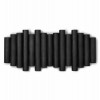 KAPSTOK PICKET RAIL ZWART HOUT