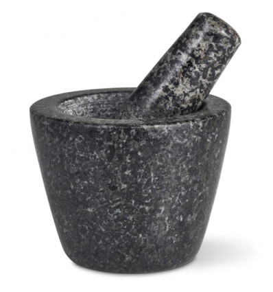 VIJZEL+STAMPER GRANIET 10CM COLE MASON