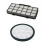 SET 2 FILT XTREM POWER CYCLONIC ZR006001 RONDE FOAM FILTER + RECHTH HEPA RO72