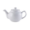 THEEPOT 2TAS GLANZEND WIT 450ML