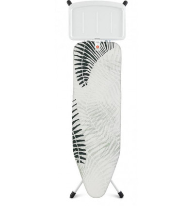STRIJKTAFEL 124X38 BRABANTIA BREDE TREEF WIT FERN SCHADES