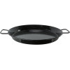 PAELLAPAN 50CM ZWART EMAIL GAS/BARBECUE niet geschikt voor electro D64x51xH6cm