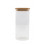 VOORRAADPOT GLAS 1.4L BAMBOE DEKSEL