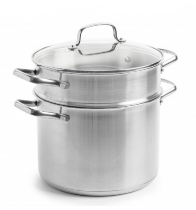 KOOKPOT 24CM INOX DAGELIJKSE KOST PASTA JEROEN MEUS MET INZET