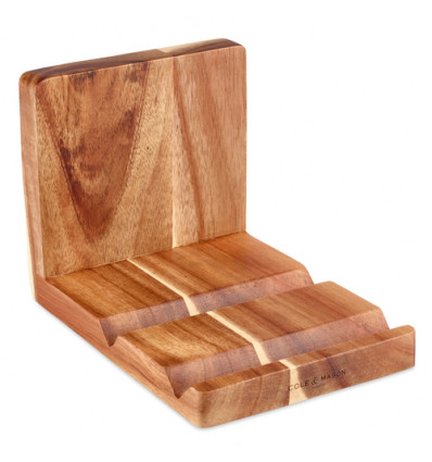 KOOKBOEKHOUDER TABLETSTEUN ACACIA HOUT COLE MASON