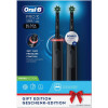 SET 2 TANDENBORSTELS PRO3900 ZWART ORALB CROSS ACTION BRAUN