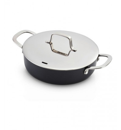 SAUTEUSE 24CM ALU ANTIKLEEF MET DEKSEL BEKA MAESTRO