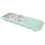 IJSBLOKJESHOUDER MET DEKSEL GROEN 12 RONDE BLOKJES 9.5x27xH3.8cm