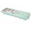 IJSBLOKJESHOUDER MET DEKSEL GROEN 12 KUBUS BLOKJES 9.5x27xH3.8cm