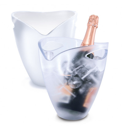 CHAMPAGNEKOELER TRANSPARANT IJSEMMER PULLTEX