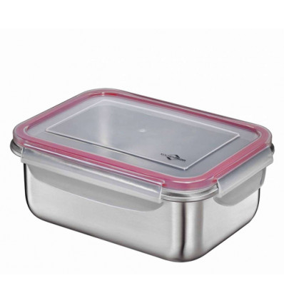 BROODDOOS INOX LUNCHBOX 22x16x8.5cm 1.8L KUCHENPROFI