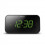 KLOKRADIO TAR3306 PHILIPS GROENE DISPLAY dubbel alarm, preselecties op radio