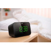 KLOKRADIO TAR3306 PHILIPS GROENE DISPLAY dubbel alarm, preselecties op radio