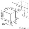 INTEG AFWASM SBH4ITX12E BOSCH XXL 86,5cm Fulldoor, VARIOSCHARNIER, polynox