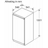 INTEG.KOELKAST KIR41NSE0 BOSCH E 122CM glijbevestiging, Plaatsing: +65 euro