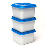 SET 3 DIEPVRIESDOZEN 0.75L VIERKANT DBP ALASKA