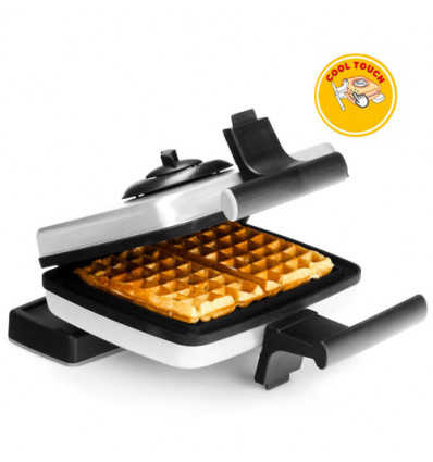 WAFELIJZER WA102A (4X7) FRIFRI COOLTOUCH 1200W GRIJS met Cool Touch