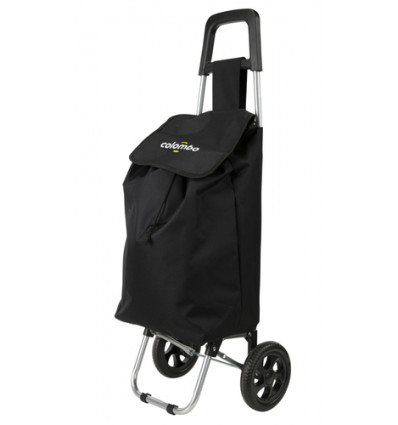SHOPPER 40L ROLLY ZWART TROLLY