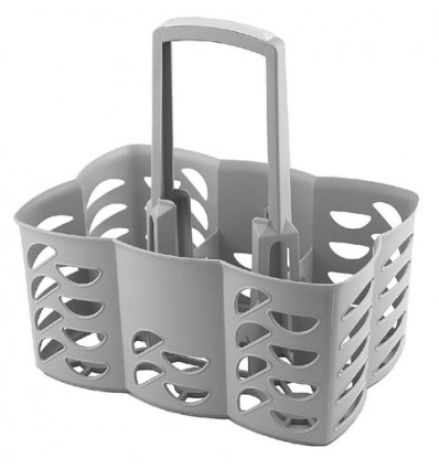 FLESSENDRAGER TAUPE ECO 30x21xH31cm voor 6 flessen van max. 9,5cm diameter