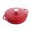 KOOKPOT LAAG 28CM GIETIJZER ROOD BK CHILI RED BOURGOGNE