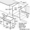 INBOUWOVEN HBA334BS0 BOSCH INOX Plaatsing: +65 euro