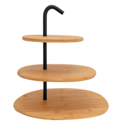 ETAGERE 3 NIVEAU'S 25x32xH32cm BAMBOE