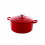 KOOKPOT ROND 20CM GIETIJZER ROOD BK CHILI RED