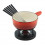 KAASFONDUE GIETIJZER 24CM 2.4L ROOD