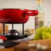 KAASFONDUE GIETIJZER 24CM 2.4L ROOD