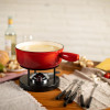 KAASFONDUE GIETIJZER 24CM 2.4L ROOD