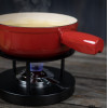 KAASFONDUE GIETIJZER 24CM 2.4L ROOD