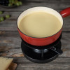 KAASFONDUE GIETIJZER 24CM 2.4L ROOD