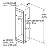 INTEG. KOELKAST KI81REDE0 SIEMENS 178CM SOFTCLOSE