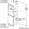 INTEG. KOELKAST KIR41EDD0 BOSCH D D/D 122CM | 5 JAAR WAARBORG | SOFTCLOSE