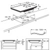 INDUCTIEKOOKPLAAT IKE74440CB AEG 71CM nettoprijs, plaatsing +50euro