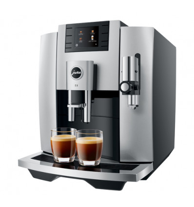 ESPRESSO VOLAUTOMAAT E8 SILVER JURA EB MOONLIGHT !! EXPO !!