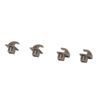 SET 4 STEUNTJES BINNENZIJDE OVEN BRUIN ROOSTERSTEUN CMA585 2XRECHTSV 2XLINKSA