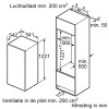 INTEG.KOELKAST KIR24EFF0 BOSCH EXCLUSIV 5jaar waarborg