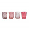 4 BEKERS 35CL MATCH&COLOR ASSORTI PINK LEERDAM