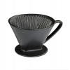 KOFFIEFILTER 1X4 ZWART KERAMIEK