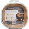 100 BAKJES IN BAKPAPIER AIRFRYER 20X20CM NERTHUS