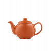 THEEPOT 2TAS GLANZEND ORANJE 450ML