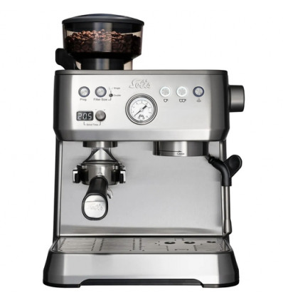 ESPRESSO Grind & Infuse PERFETTA SOLIS Zilver 1019