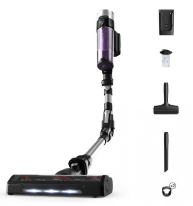 STEELSTOFZUIGER RH2037 ROWENTA XFORCE knikbare buis,45m auto,mini-turbo