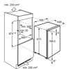 INTEG KOELKAST SFB688F1AF AEG 88CM Plaatsing: +65 euro