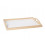 DIENBLAD MET 2 HANDGREPEN 40.5x30.5xH5cm WIT HOUT NATUUR
