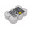 SET 12 THEELICHTEN WIT 10u BRANDTIJD D5.7CM MET HULS MAXI