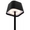 TAFELLAMP GEORGINA ZWART OPLAAD LED LAMP DIMBAAR D11xH38cm